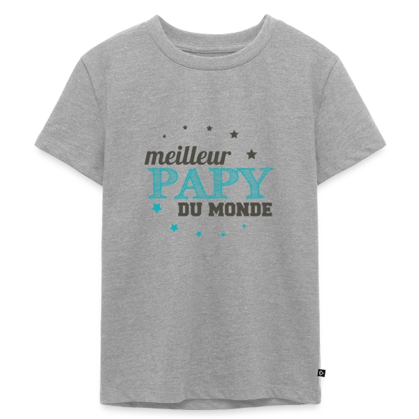 Le Meilleur Papy du Monde sur T-shirt Premium bio Enfant