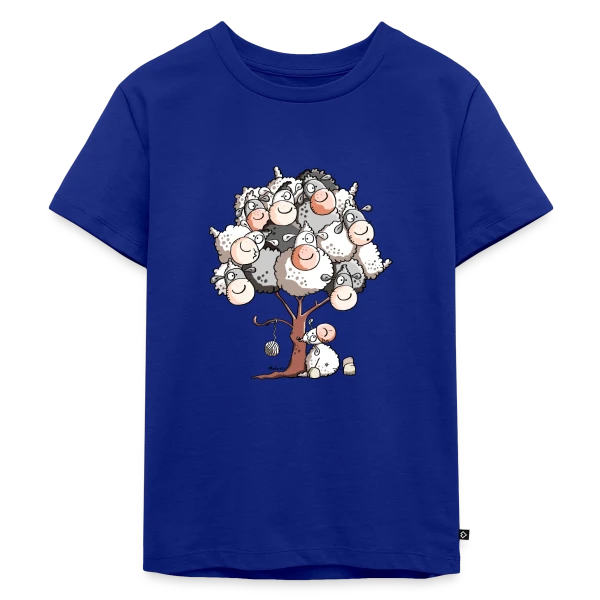 Petit Mouton Laineux Câlin sur T-shirt Premium bio Enfant