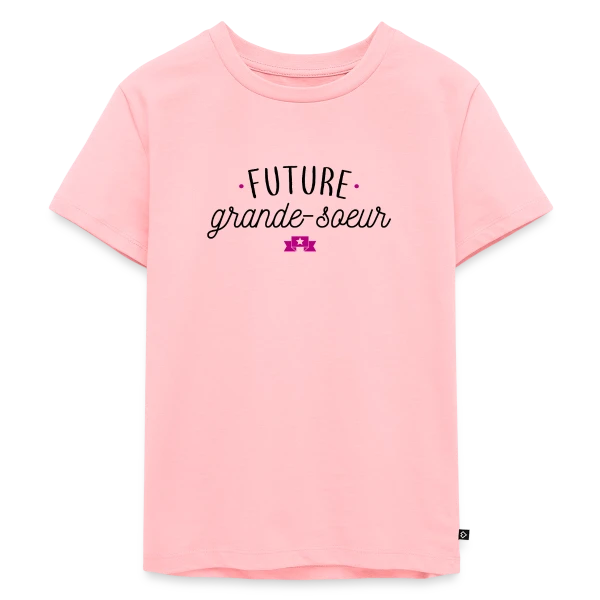 Future Grande Sœur : Annonce Originale & Cadeau Mignon sur T-shirt Premium bio Enfant