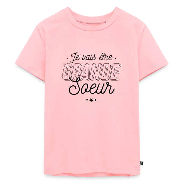 Future Grande Sœur : Annonce de Joie sur T-shirt Premium bio Enfant