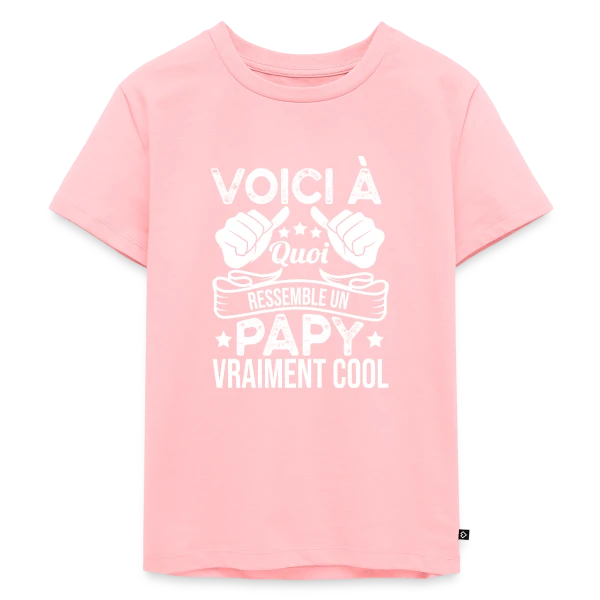 Mon Papy Vraiment Cool ! sur T-shirt Premium bio Enfant
