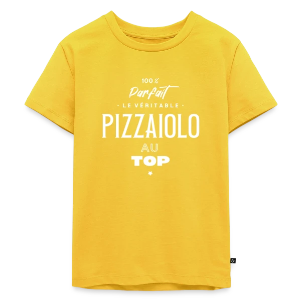 Le Vrai Maître Pizzaiolo sur T-shirt Premium bio Enfant