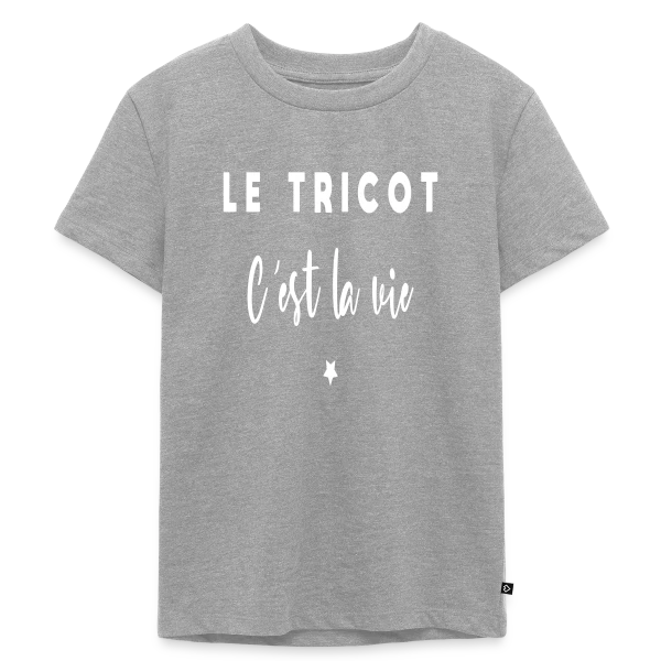 Le Tricot C'est la Vie sur T-shirt Premium bio Enfant