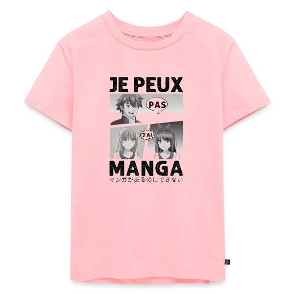 Je peux pas, j'ai manga : l'excuse parfaite pour les Otakus sur T-shirt Premium bio Enfant