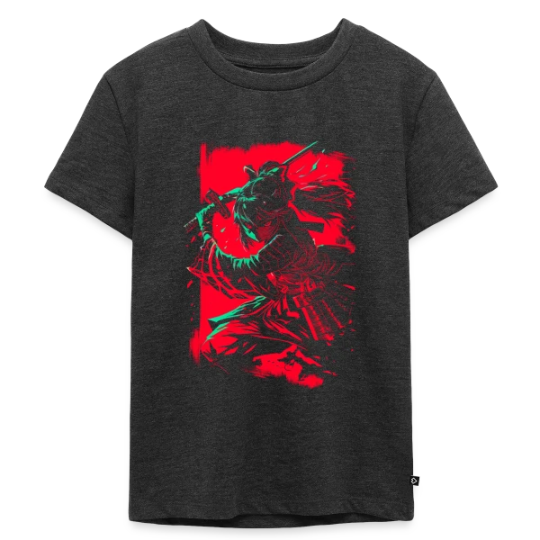 Fille Samurai Anime au Katana sur T-shirt Premium bio Enfant