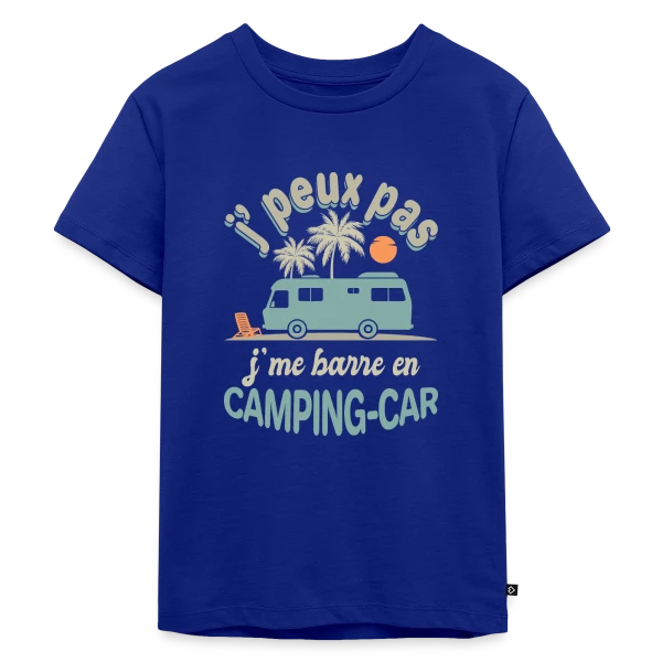 Je Me Barre en Camping-Car à Agadir! Humour Retraite sur T-shirt Premium bio Enfant
