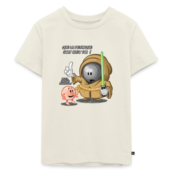 Que la pétanque soit avec toi ! sur T-shirt Premium bio Enfant