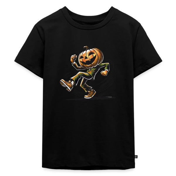 Citrouille Dansante: Humour d'Halloween sur T-shirt Premium bio Enfant