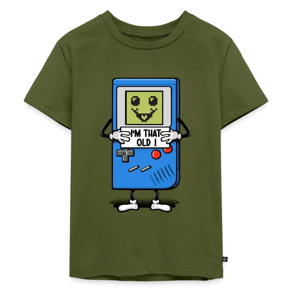 Vieux comme une console rétro sur T-shirt Premium bio Enfant