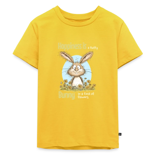 Lapin Printanier et Pâques sur T-shirt Premium bio Enfant