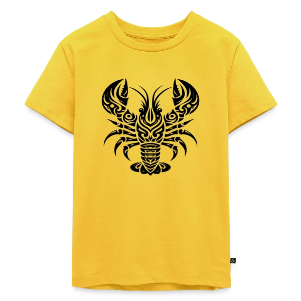 Homard Tribal - Art Océanique sur T-shirt Premium bio Enfant