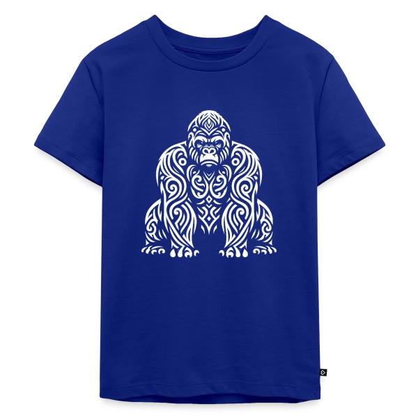 Gorille Tribal - Design Ethnique Sauvage sur T-shirt Premium bio Enfant