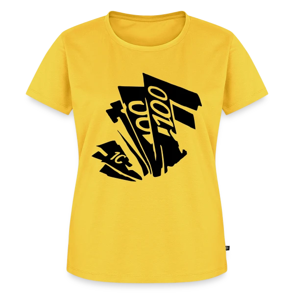 Maquette de T-shirt Premium bio Femme « Liasse de Billets Poker » à personnaliser