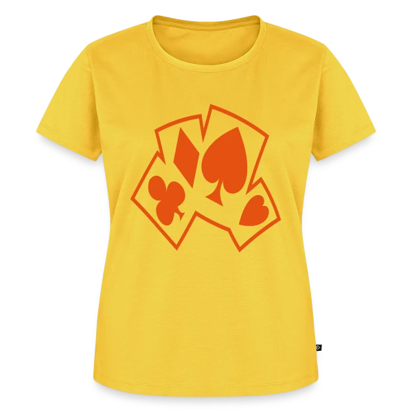 Maquette de T-shirt Premium bio Femme « As du Poker : Maître des Cartes » à personnaliser
