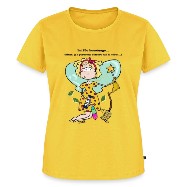 Fée du Ménage sur T-shirt Premium bio Femme