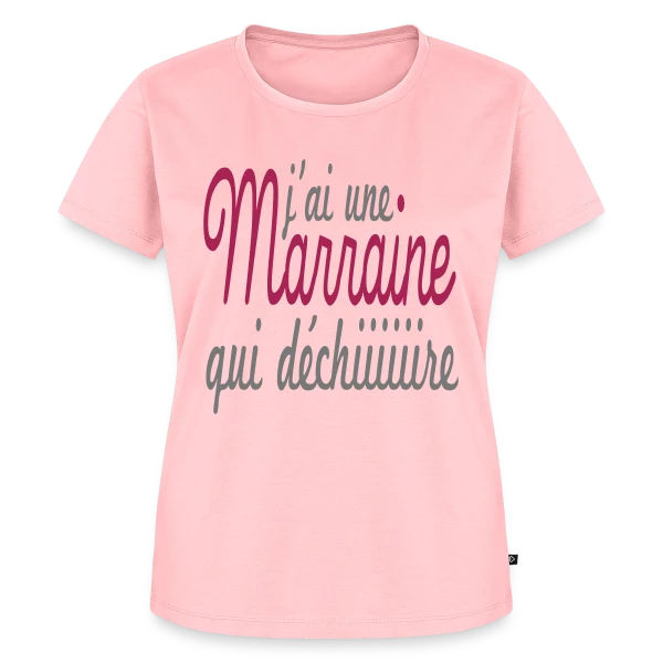 Marraine qui déchire sur T-shirt Premium bio Femme