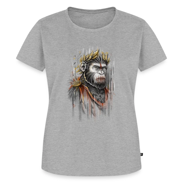 Maquette de T-shirt Premium bio Femme « César l'Empereur Singe » à personnaliser