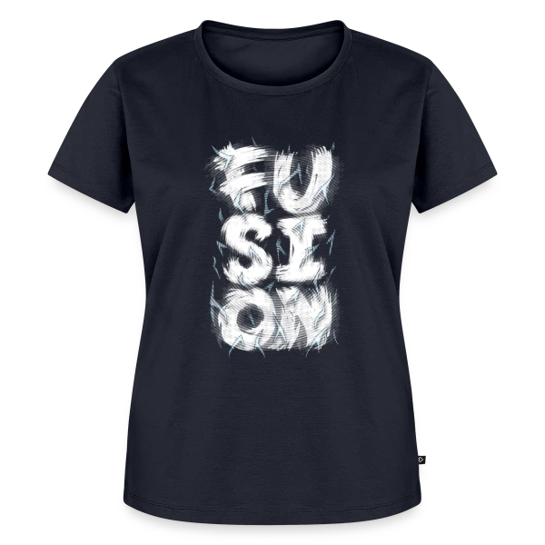 Maquette de T-shirt Premium bio Femme « Explosion Fusion » à personnaliser