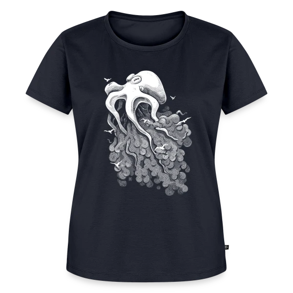 Pieuvre des Nuages sur T-shirt Premium bio Femme