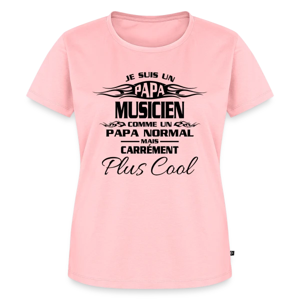Maquette de T-shirt Premium bio Femme « Passion Musique et Artiste » à personnaliser