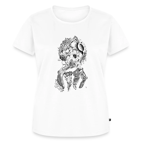 Maquette de T-shirt Premium bio Femme « Dessine-moi un Poulpe ! » à personnaliser