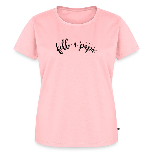 Fille à Papa Adorée sur T-shirt Premium bio Femme
