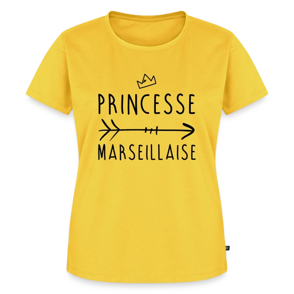 Princesse Marseillaise sur T-shirt Premium bio Femme