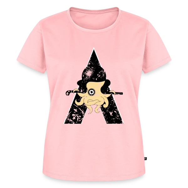 Maquette de T-shirt Premium bio Femme « Poulpe Mécanique Steampunk » à personnaliser