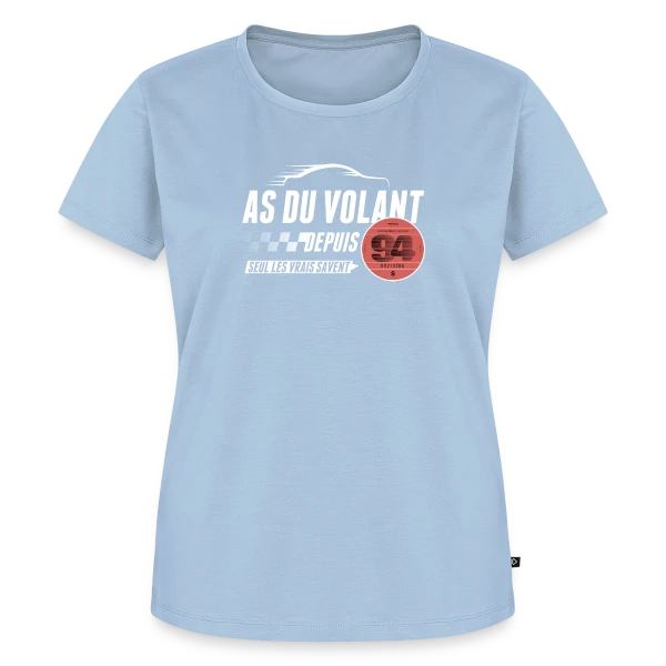 Maquette de T-shirt Premium bio Femme « As du Volant 94 : Champion de la Route » à personnaliser