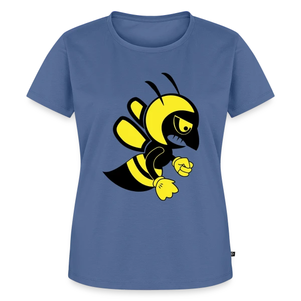 Abeille Furieuse Cartoon sur T-shirt Premium bio Femme