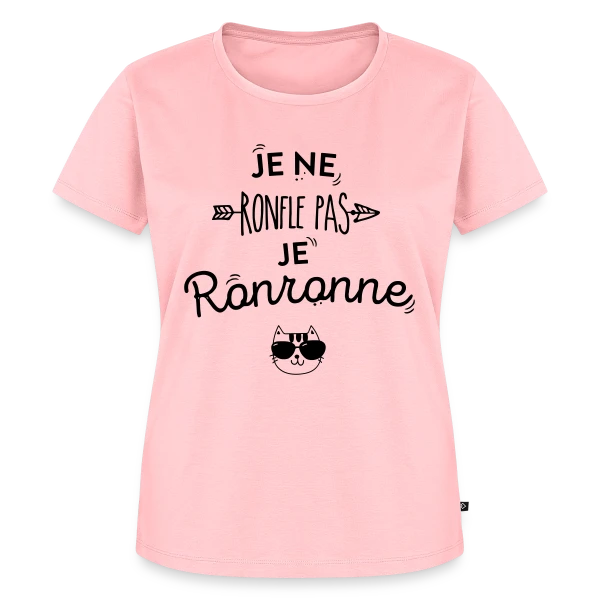 Je Ronronne sur T-shirt Premium bio Femme