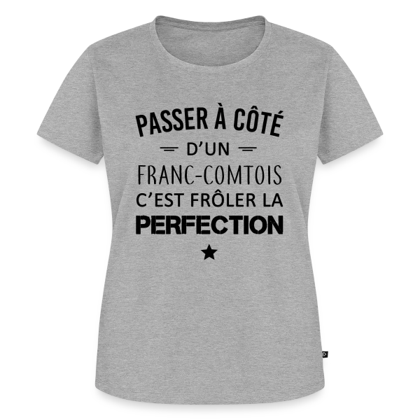 Franc-Comtois : Touchez la Perfection du Doigt sur T-shirt Premium bio Femme