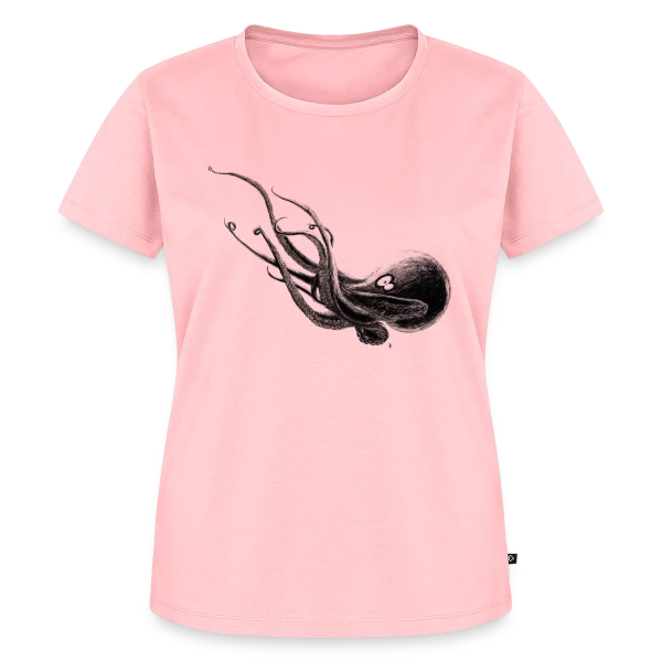 Maquette de T-shirt Premium bio Femme « Octopoulpe » à personnaliser