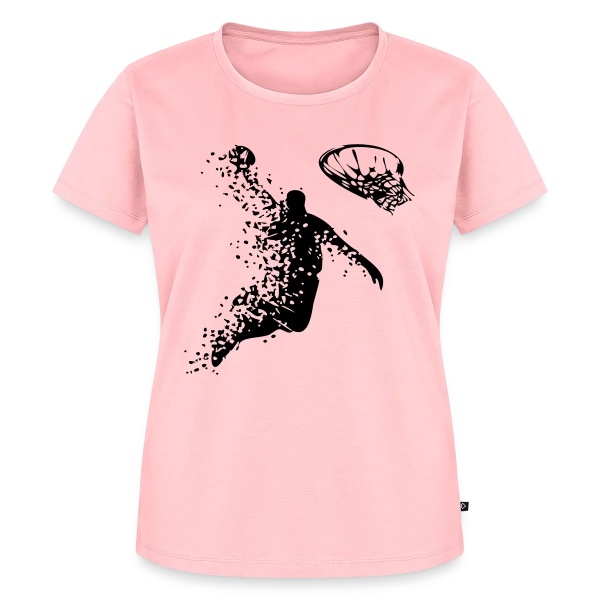 Maquette de T-shirt Premium bio Femme « Passion Basketball : Le Donqueo » à personnaliser