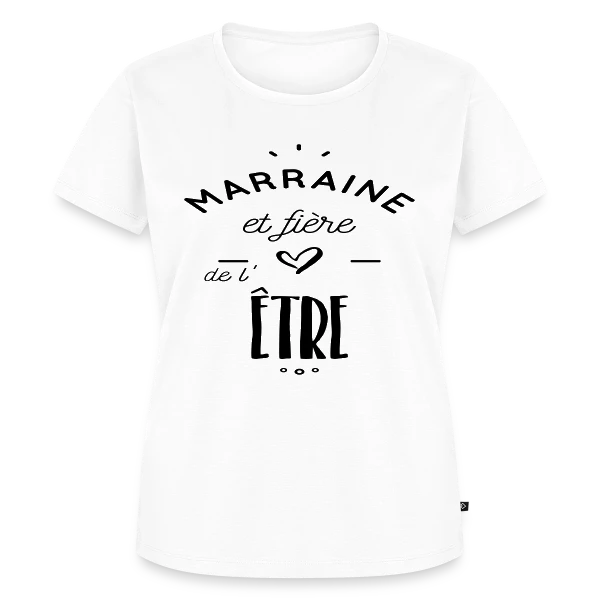 Marraine Fière sur T-shirt Premium bio Femme
