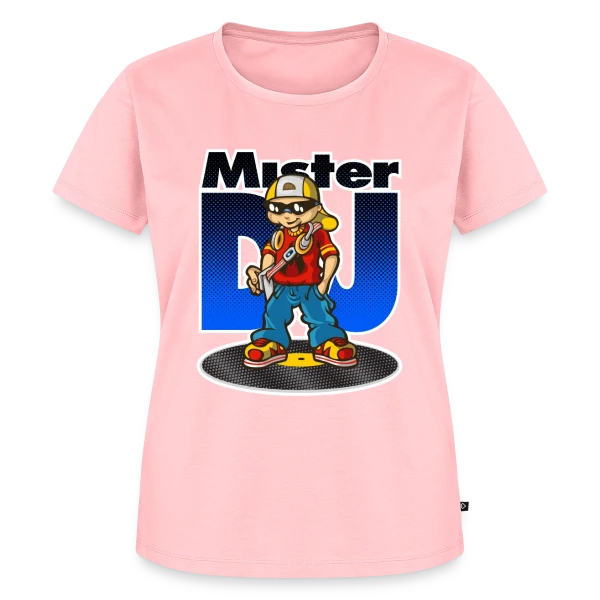 Maquette de T-shirt Premium bio Femme « Mister DJ » à personnaliser