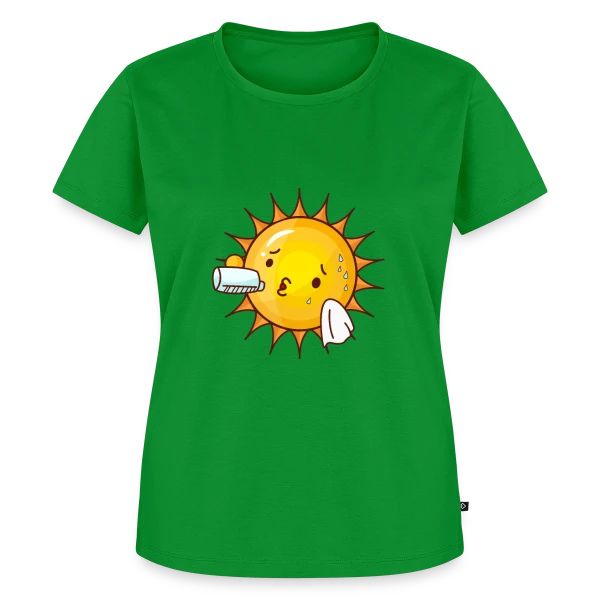 Soleil en Sueur - Humour Estival sur T-shirt Premium bio Femme