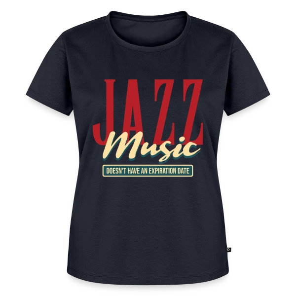 Maquette de T-shirt Premium bio Femme « Classique "Jazz" » à personnaliser