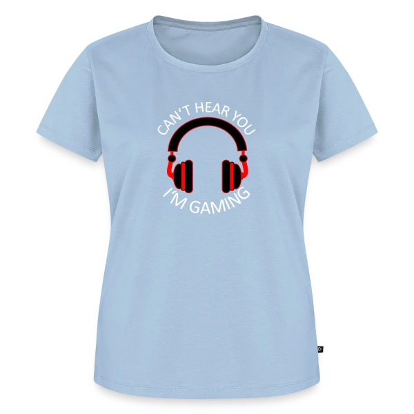Maquette de T-shirt Premium bio Femme « L'Esprit du Gamer » à personnaliser