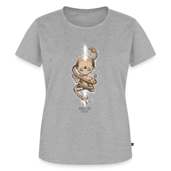 Maquette de T-shirt Premium bio Femme « Kundalini : L'Éveil de l'Âme » à personnaliser