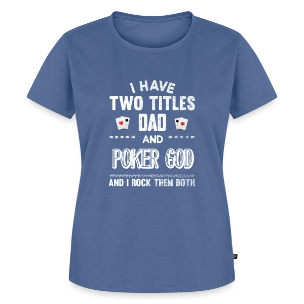 Maquette de T-shirt Premium bio Femme « King of Poker » à personnaliser