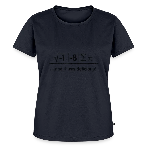 Maquette de T-shirt Premium bio Femme « L'Univers de la Physique » à personnaliser