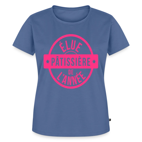 Maquette de T-shirt Premium bio Femme « Passion Pâtissier : Le Maître des Gâteaux » à personnaliser