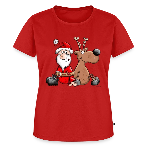 Le Dream Team de Noël - Esprit Festif sur T-shirt Premium bio Femme