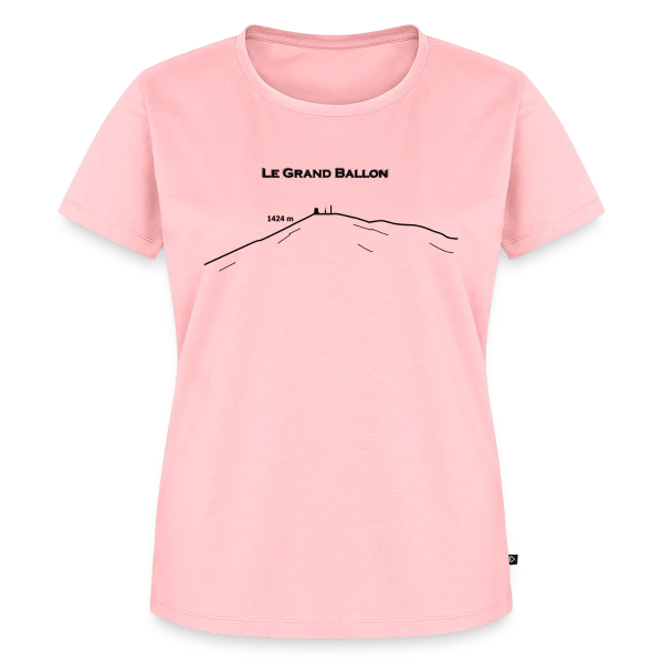 Maquette de T-shirt Premium bio Femme « Le Grand Ballon » à personnaliser
