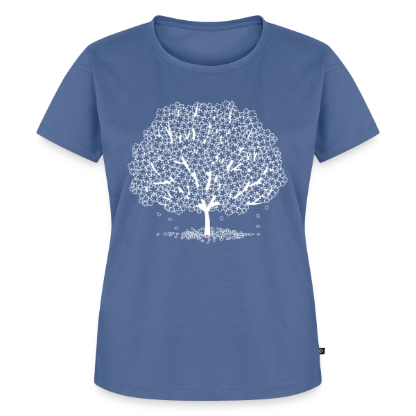 Maquette de T-shirt Premium bio Femme « L'Arbre de Vie » à personnaliser
