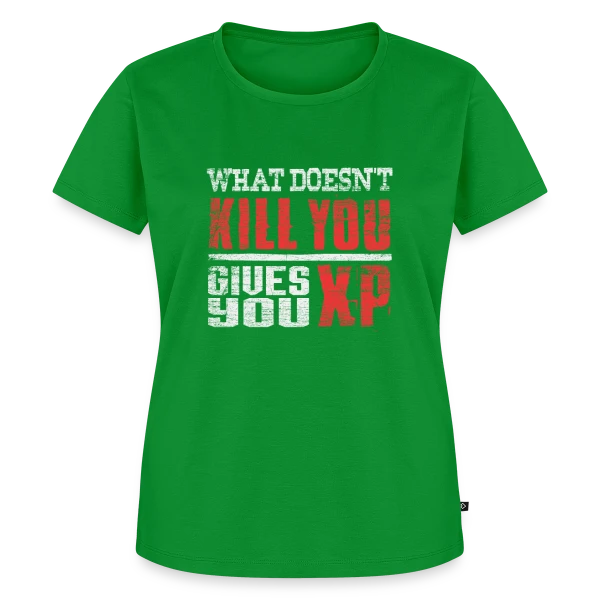 Maquette de T-shirt Premium bio Femme « Esprit Compétitif Gaming » à personnaliser