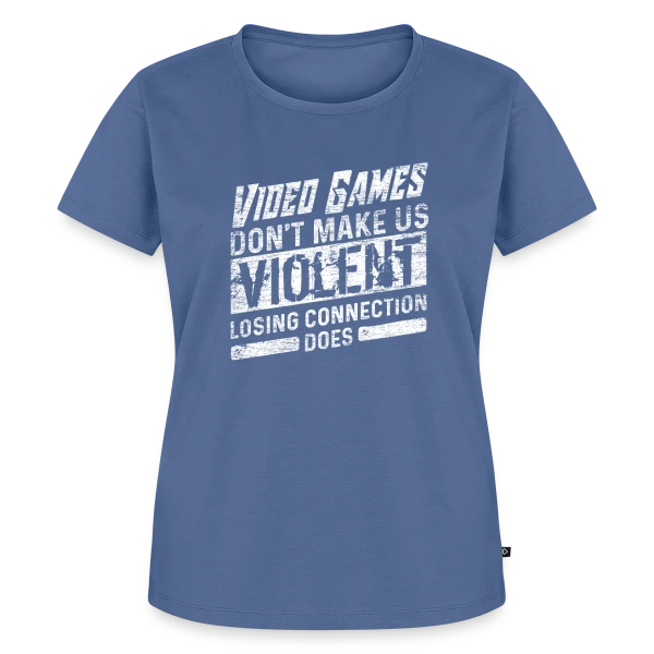 Maquette de T-shirt Premium bio Femme « Icône du Gaming » à personnaliser
