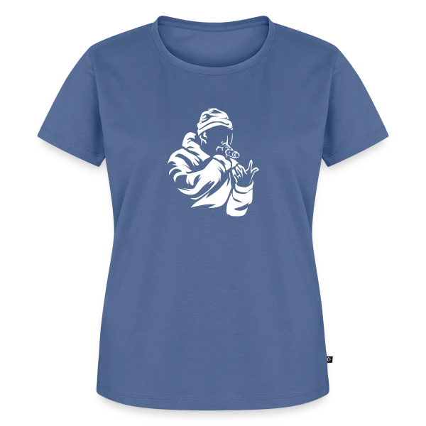 Maquette de T-shirt Premium bio Femme « Passion Rap & Hip-Hop » à personnaliser