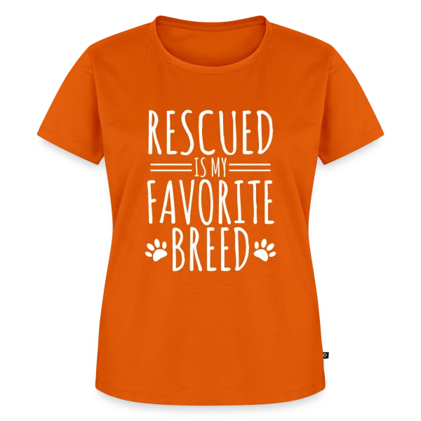 Maquette de T-shirt Premium bio Femme « Adopté Mon Préféré » à personnaliser